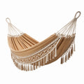 Amaca in Cotone con Frange in Beige