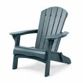 Sedia Adirondack in plastica HDPE blu