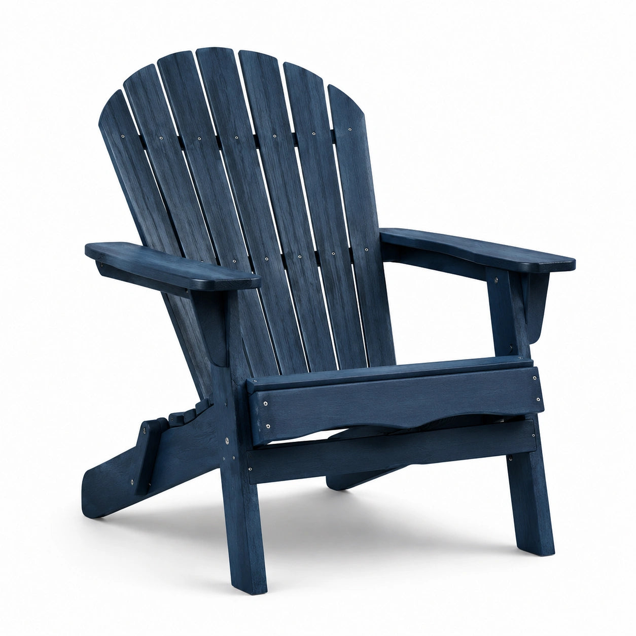 Sedia Adirondack in legno blu